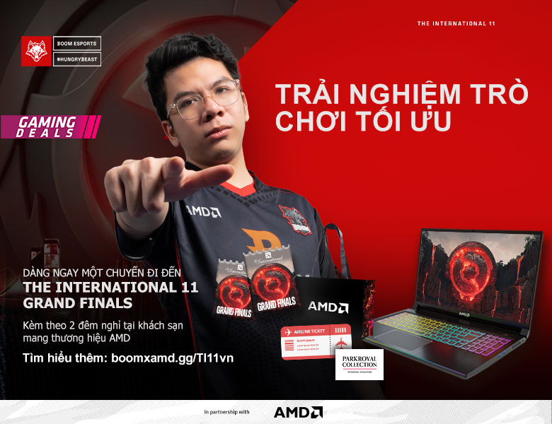 BOOM x AMD TI Giveaway